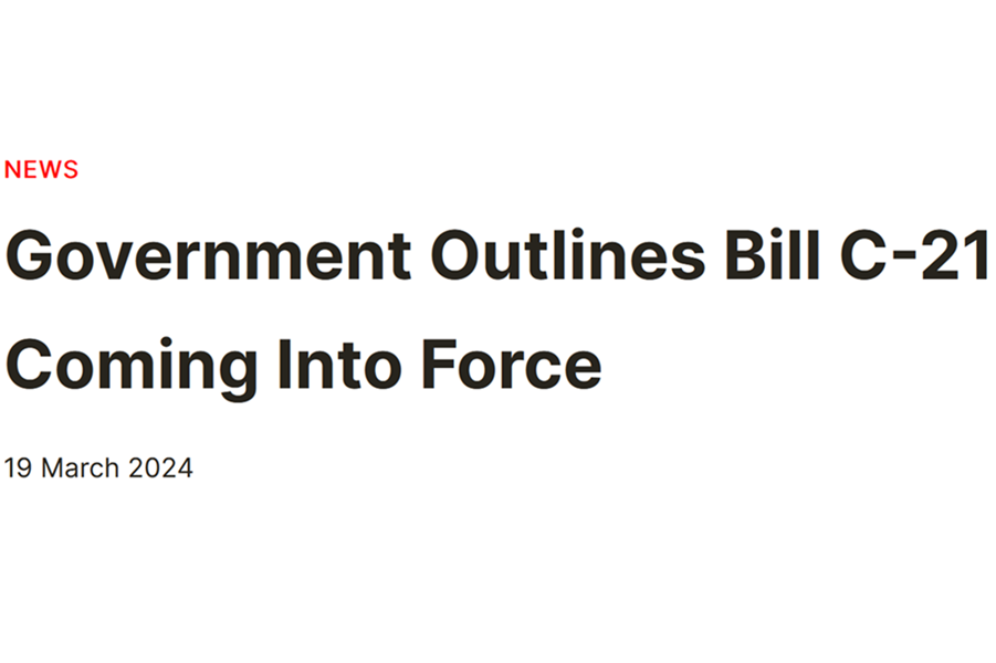 Government Outlines Bill C-21 Coming Into Force March 19th- TheGunBlog.caGN notes: While criminals get ghost guns, liberal government makes it tougher for honest citizens to legally possess firearms.