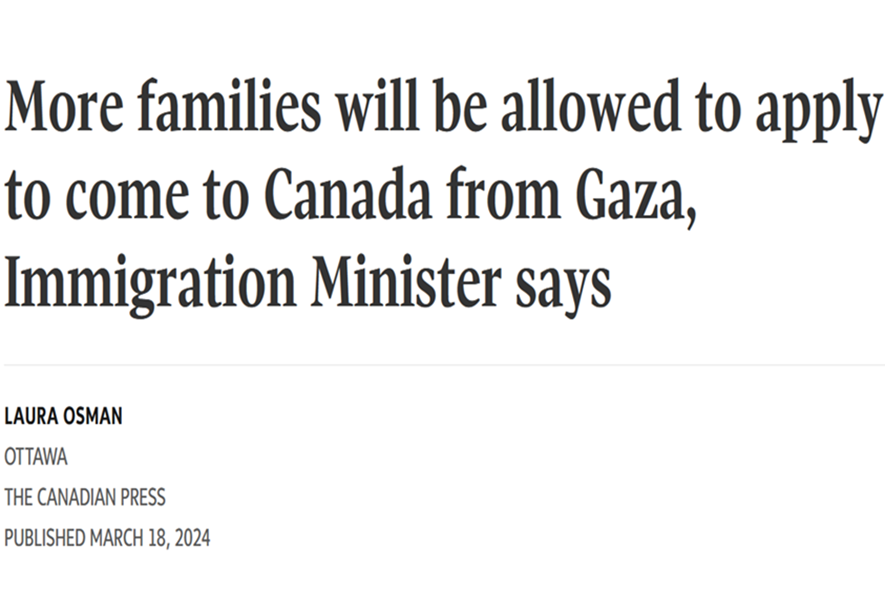 More families will be allowed to apply to come to Canada from Gaza, Immigration Minister says – Globe and MailGN notes: Diversity brought hate and antisemitism. Liberals want more of it.