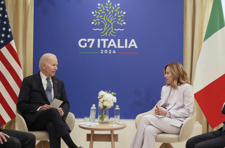 Biden, Meloni meet on sidelines of G7 summit but one notable matter wasn’t on the table: abortion – APGN notes: “Meloni’s right-wing government this week worked to water down references to abortion in the final statement issued by all the G7 nations at the end of the summit, prompting a disagreement between nations over language in the final draft of their shared commitments.” But Biden “went to Mass in a Rome church and received Communion, evidence that even in the pope’s own diocese, Biden’s abortion position wasn’t a bar to receiving the sacrament.”