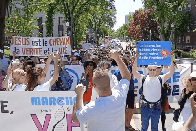 Quebec’s first March for Life draws 1,500 Canadians in defense of the unborn – LifeSiteNewsGN notes: “While the pro-lifers were met with a sizable counter demonstration from pro-abortion activists, Quebec Life Coalition president Georges Buscemi told LifeSiteNews that the event was a resounding success.”