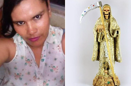 Woman’s sacrifice attempt for cartel ends in family tragedy – Daily WrapGN notes: “Witch who practiced satanic worship, attempted to kidnap 18-month-old baby” to kill the child as a sacrifice to Santa Muerte, the patron saint of Mexican cartels.