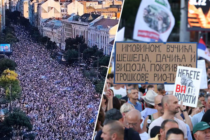 Belgrade erupts: Thousands rally against lithium mining plans – Daily WrapsGN notes: Lithium is a key component in batteries for electric vehicles and mobile devices, but it is highly toxic, and causes neurological symptoms, kidney problems, coma and even death. Europeans want batteries, if it’s mined in Africa exploiting black African children as young as 7 years old and paid up no more than $2 a day. The protest featured banners “Stop Rio Tinto” and “No to Mining and Exploitation.”… unless if it’s on the backs of African children, of course.