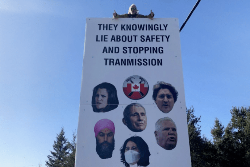 Ontario man sues provincial government for censoring billboard critical of COVID response – LifeSiteNewsGN notes: “Mr. Katerberg’s proposed sign was a matter of legitimate expression protected by the Charter,” JCCF lawyer Chris Fleury stated. “In a functioning democracy, individuals like Mr. Katerberg need to be able to express their dissatisfaction with public officials.”