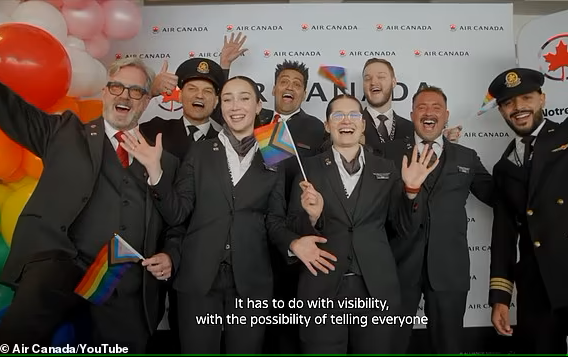 Our first all-2SLGBTQIA+ flight – Air CanadaGN notes: Air Canada was forced to shut off replies because the comment section turned very hostile. People are tired of being fed with this nonsense. Safety and competence matters, not sexual behavior when flying 40 thousand feet in the air.
