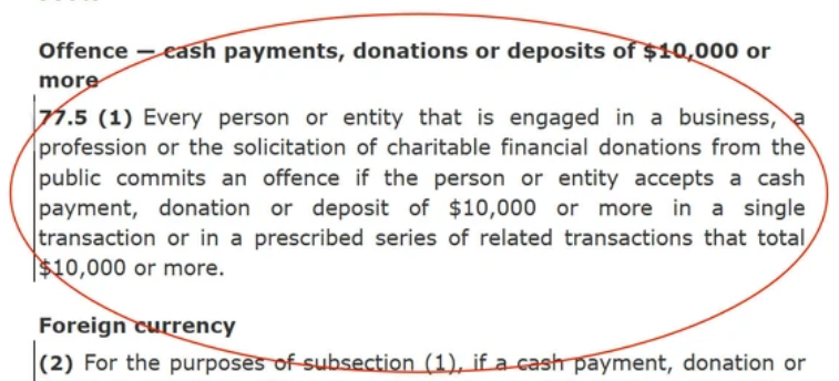 The wild overreach contained in the Liberals’ new border control bill – National PostGN notes: It will be illegal to pay a total of $10,000 in cash, even if split in several transactions. Liberals are the new communists, and you won’t be able to use your hard earned money the way you want. Still wonder why people are rushing to gold and crypto currencies?