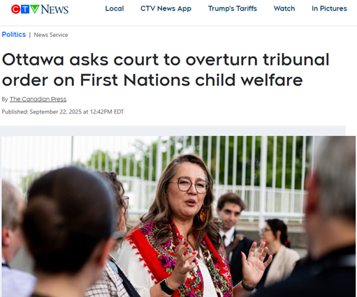 Ottawa asks court to overturn tribunal order on First Nations child welfare – CTV NewsGN notes: Human Rights Tribunal orders to work with First Nations to reform child welfare. All Canadians should have the same child welfare. Child welfare specific to race? Some children are worth more than others? Courts have gone mad. Canada is racist, but not the way you think.